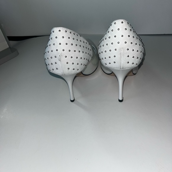 Barney’s New York White Leather Pumps, size 37.5 - Picture 5 of 6